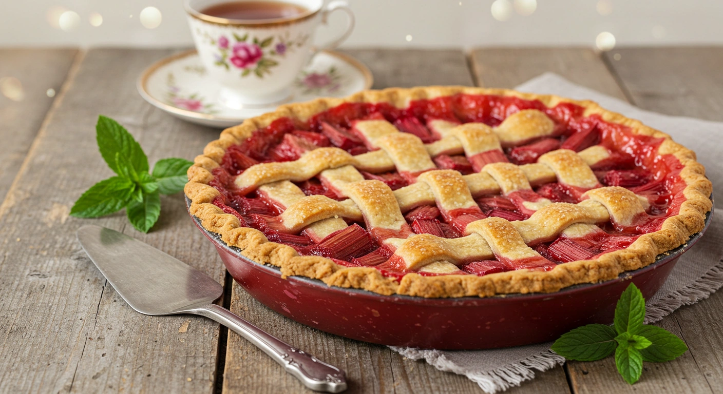 Classic Strawberry Rhubarb Pie
